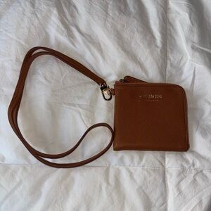 Aime Leon Dore Tan Leather Crossbody Pouch